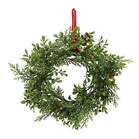 12" Mini Icy Mistletoe Wreath by Ashland®