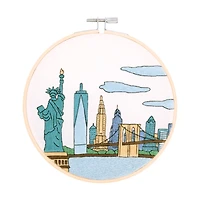 DMC® NYC Intermediate Embroidery Kit with Hoop