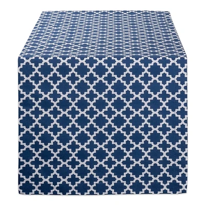 DII® 72" Nautical Blue Lattice Table Runner