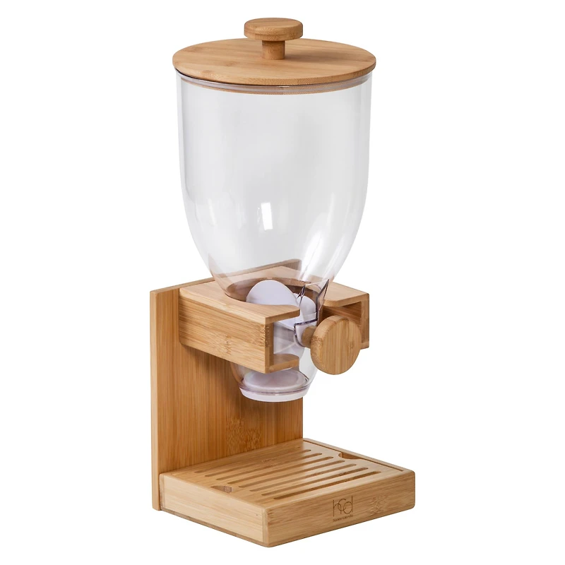 Natural Bamboo Cereal Dispenser