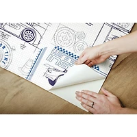 RoomMates Disney Pixar Cars Schematic Peel & Stick Wallpaper