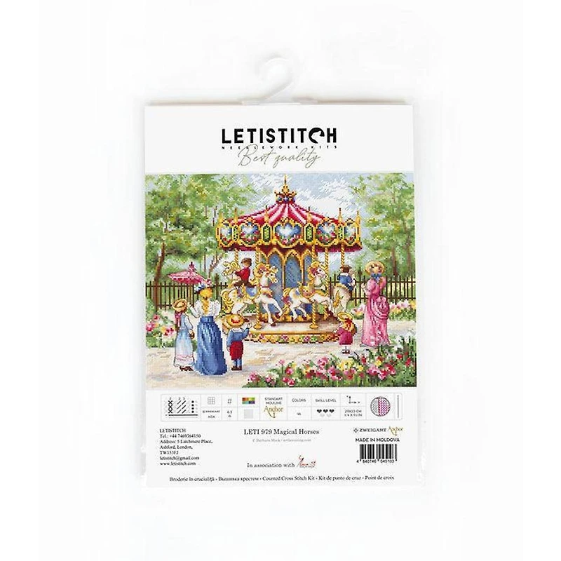 Letistitch Magical Horses Counted Cross Stitch Kit