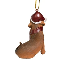 3.5" Dachshund Holiday Dog Ornament