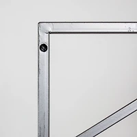 16" Wood & Metal Hanging Shelf Rack