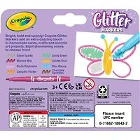 Crayola® Glitter Markers, 3 Packs of 8