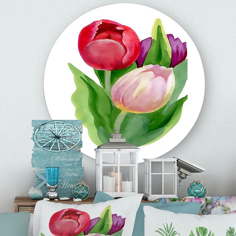 Designart - Beautiful Tulip Flowers