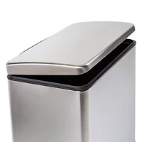 Honey Can Do Tall & Wide 58L Stainless Steel Step Trash Can with Lid