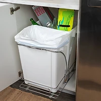 Household Essentials Glidez Double Pull Out Trash Can