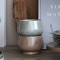 Hello Honey® 3" Brown & Gray Stoneware Bowl Set