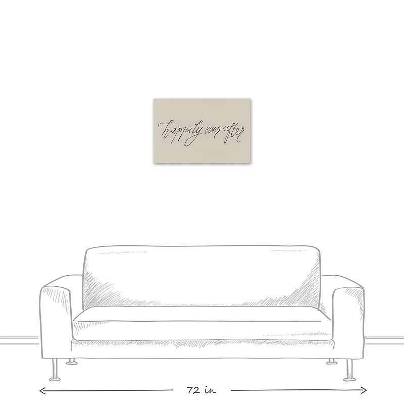 Happily Ever After 24" x 16" Canvas Wall Art