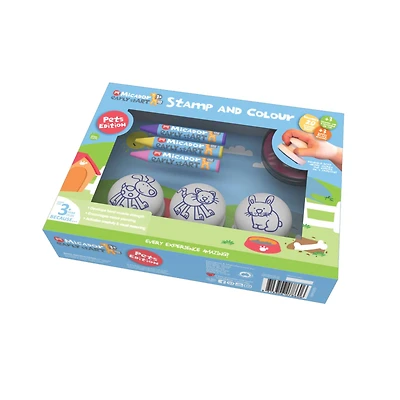 Micador® Early Start® Pets Stamp & Color Set
