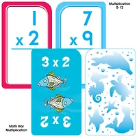 School Zone® Math 3-4 Flash Card, 4 Pack