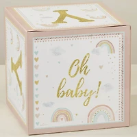 Kate Aspen Boho Rainbow Baby Block Box Set, 4ct.
