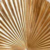 40" Gold Ruffled Fan Palm Stems, 3ct.