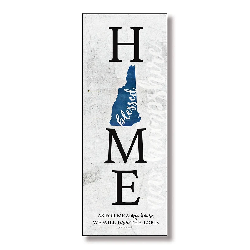 Blessed New Hampshire Home Wall Plaque