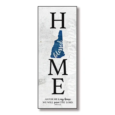 Blessed New Hampshire Home Wall Plaque
