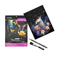 Brea Reese™ 9" x 12" Moonlit Creatures Scratch Art Paper Pad