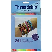 DMC® Neon Threadship 6-Strand Floss Pack, 24ct.