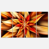 Designart - Beautiful Brown Flower Petals