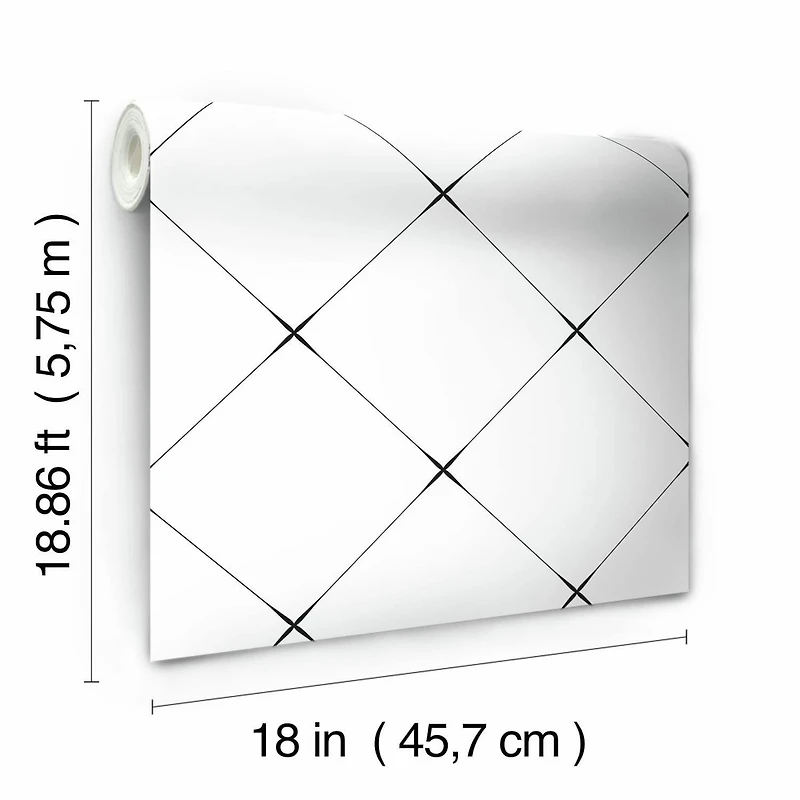 RoomMates Diamond Tile Geo Peel & Stick Wallpaper