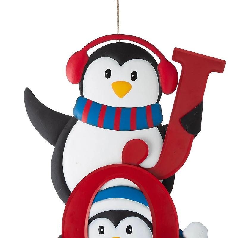 Glitzhome® 3.5ft. Metal Joy Penguin Yard Stake Set