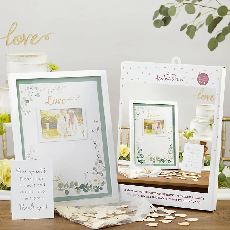 Kate Aspen® Botanical Garden Wedding Guest Book Alternative