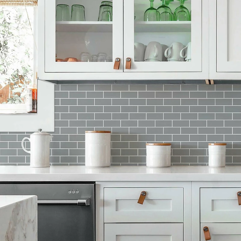 RoomMates Gray Subway Peel & Stick Backsplash StickTiles®