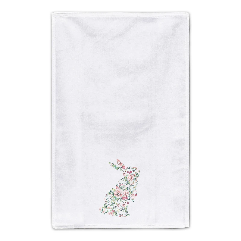 Floral Rabbit Tea Towel - Set of 2