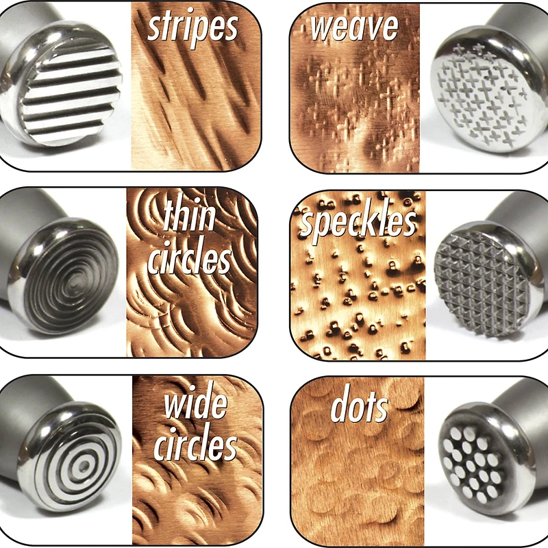 The Beadsmith® Interchangeable Texturing Hammer