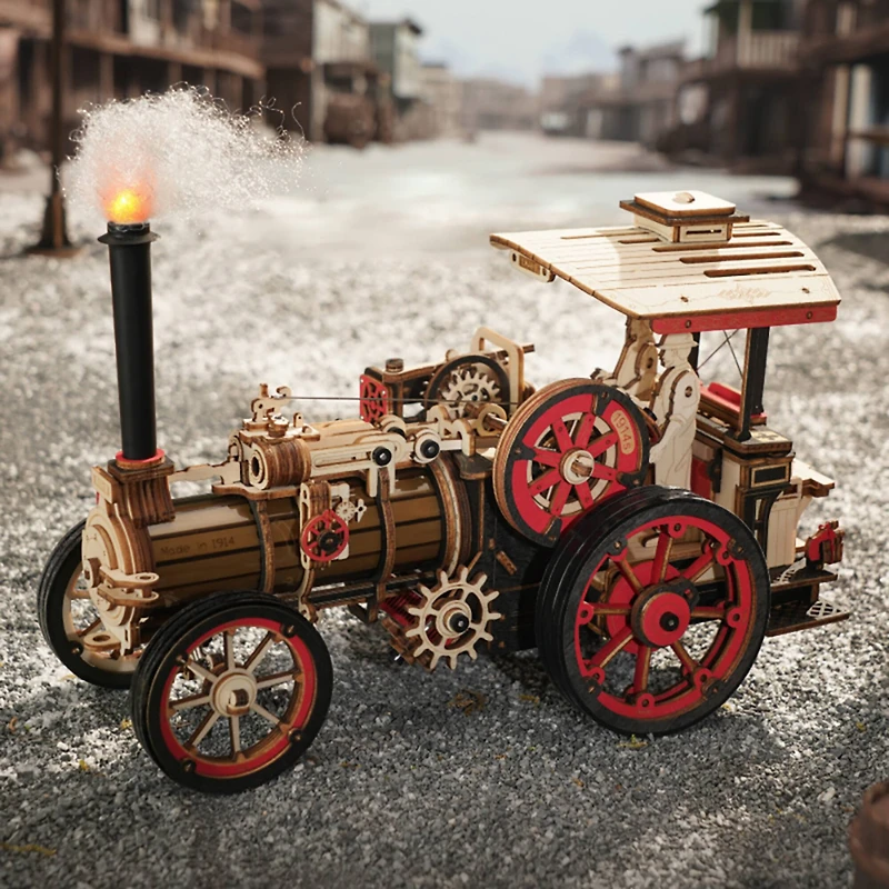ROKR® Mechanical Models Steam Engine 3D Puzzle Kit