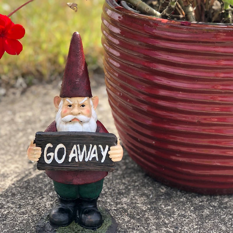 Santa's Workshop 9.3'' Gnome Go Away Accent