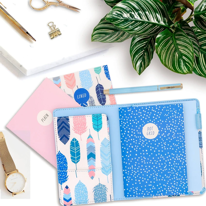 Pukka Pads Sky Blue A6 Notebook & Passport Holder