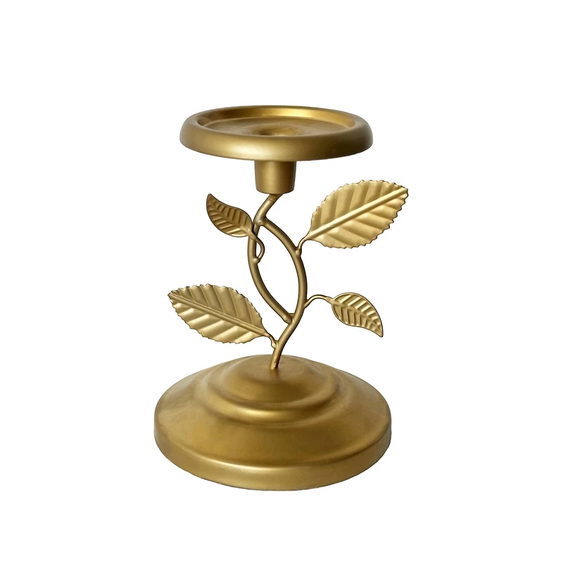 Gold Leaf Candle Holder by Ashland