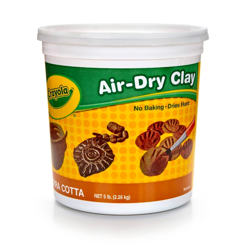 Crayola® 5lbs. Terra Cotta Air-Dry Clay Tub, 2ct.