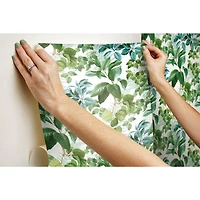 RoomMates Rainforest Leaves Peel & Stick Wallpaper