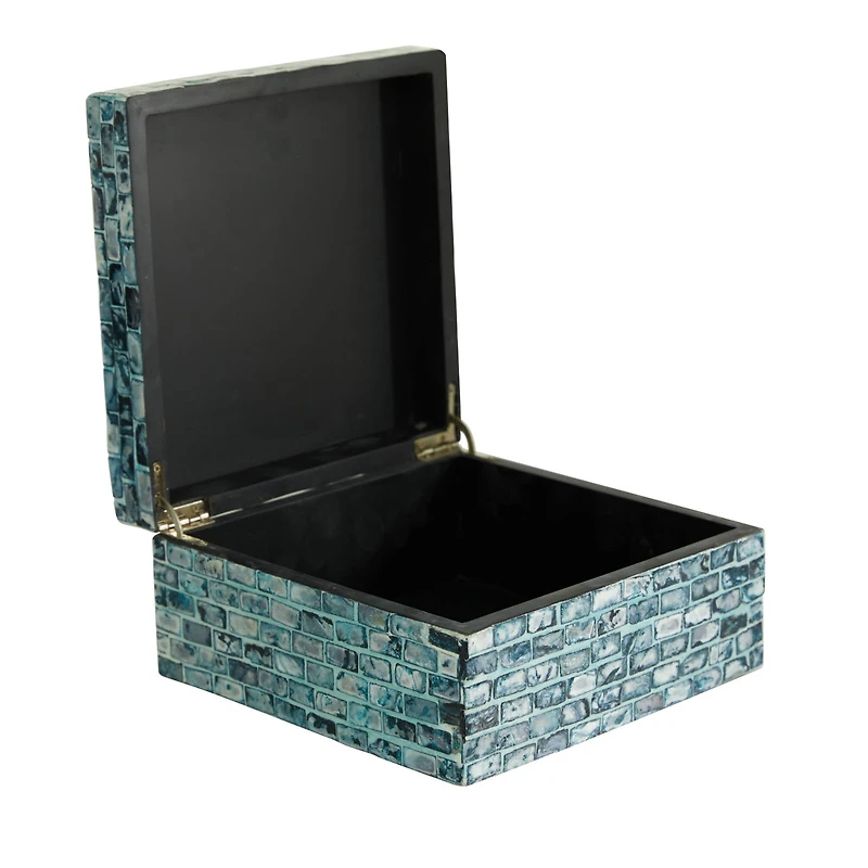 Blue Mother of Pearl Coastal Box Set