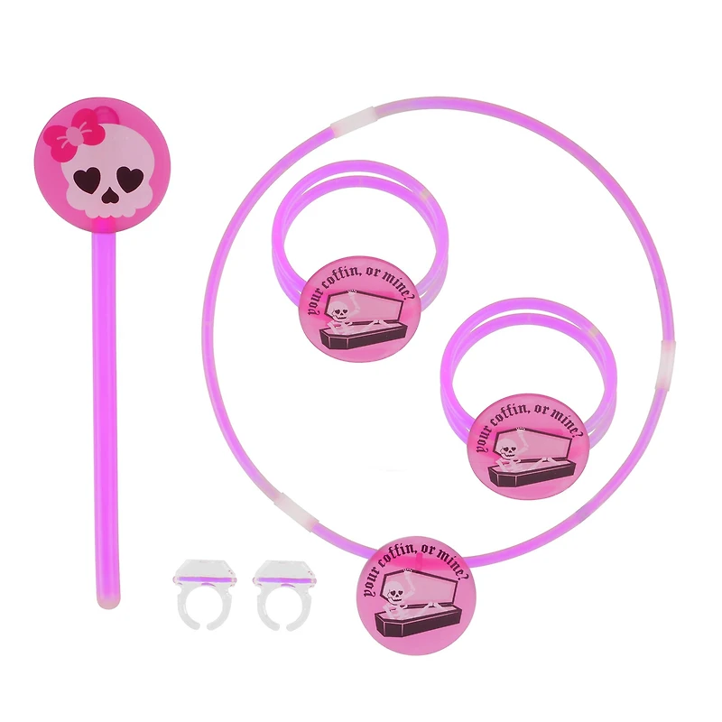 Halloween Skull Glow Party Pack
