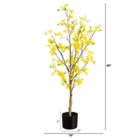 4ft. Artificial Forsythia Tree