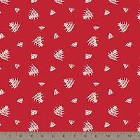 Springs Creative World Piece Red Pagoda Cotton Fabric