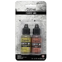 Tim Holtz Distress Foundry Wax Kit-Gilded/Mined