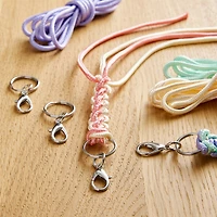 Rhodium Lobster Claw Key Rings by Creatology™