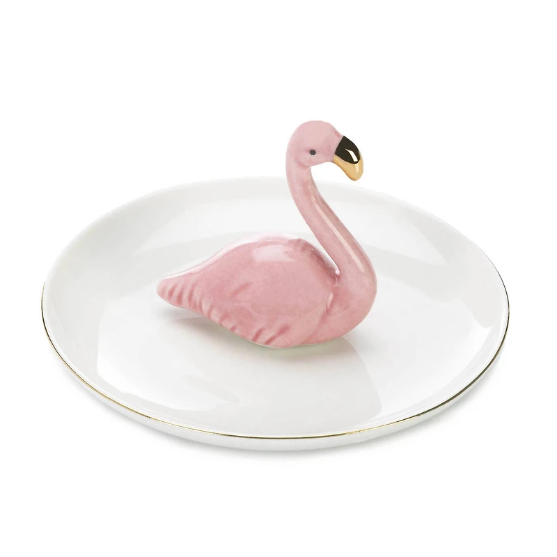 5" Flamingo Ring Dish