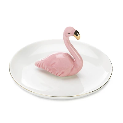 5" Flamingo Ring Dish