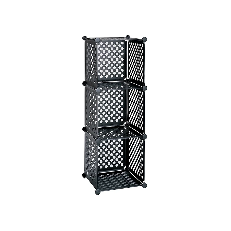 Organize It All Black Stacking Cubes, 4ct.