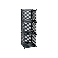 Organize It All Black Stacking Cubes, 4ct.
