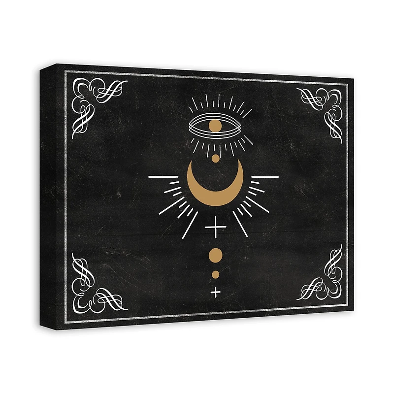 Eye Moon Boarder 8 16" x 20" Canvas Wall Art