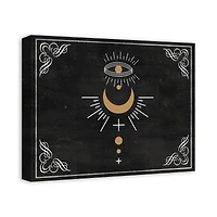 Eye Moon Boarder 8 16" x 20" Canvas Wall Art