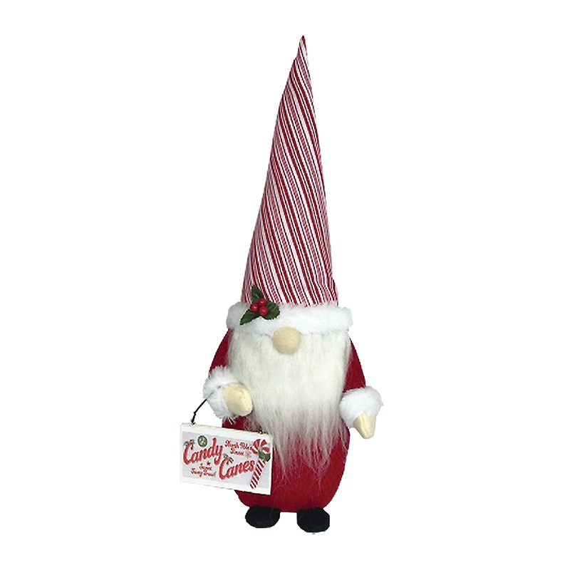 Santa's Workshop 17" Candy Cane Gnome Plush