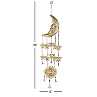 Gold Metal Eclectic Windchime