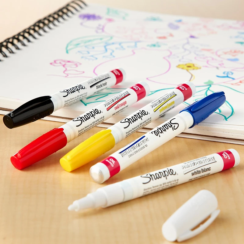 6 Packs: 5 ct. (30 total) Sharpie® Oil-Based Fine Point Paint Marker Set